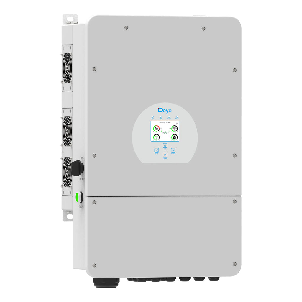 Deye SUN-5/6/7.6/8K-SG01LP1-US | Inversor Híbrido Split Phase 120/240V (208V) 5-8kW 2MPPT