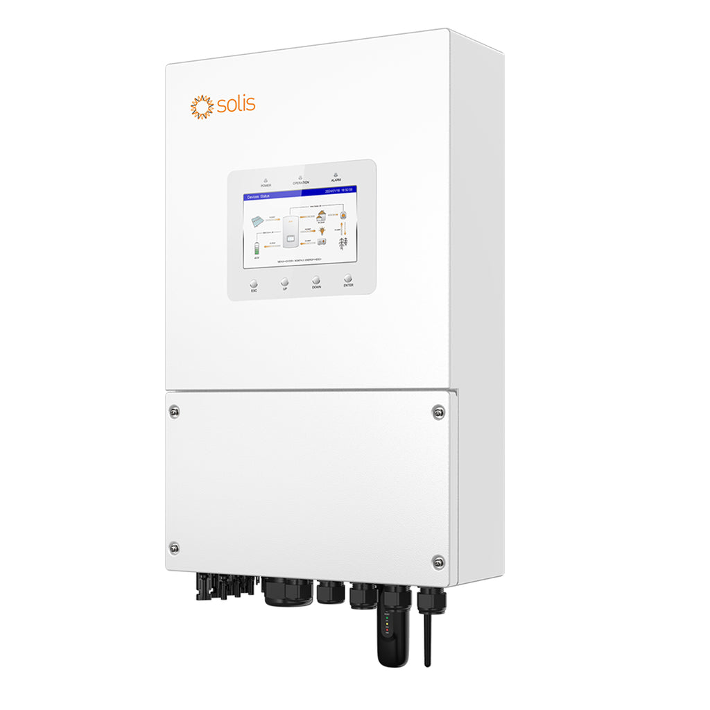 Solis S6-EH2P(5–8)K02-SV-YD-L | Inversor Híbrido Split-Phase Baja Tensión 127/220V o 120/240V 5–8kW <10ms 2MPPT