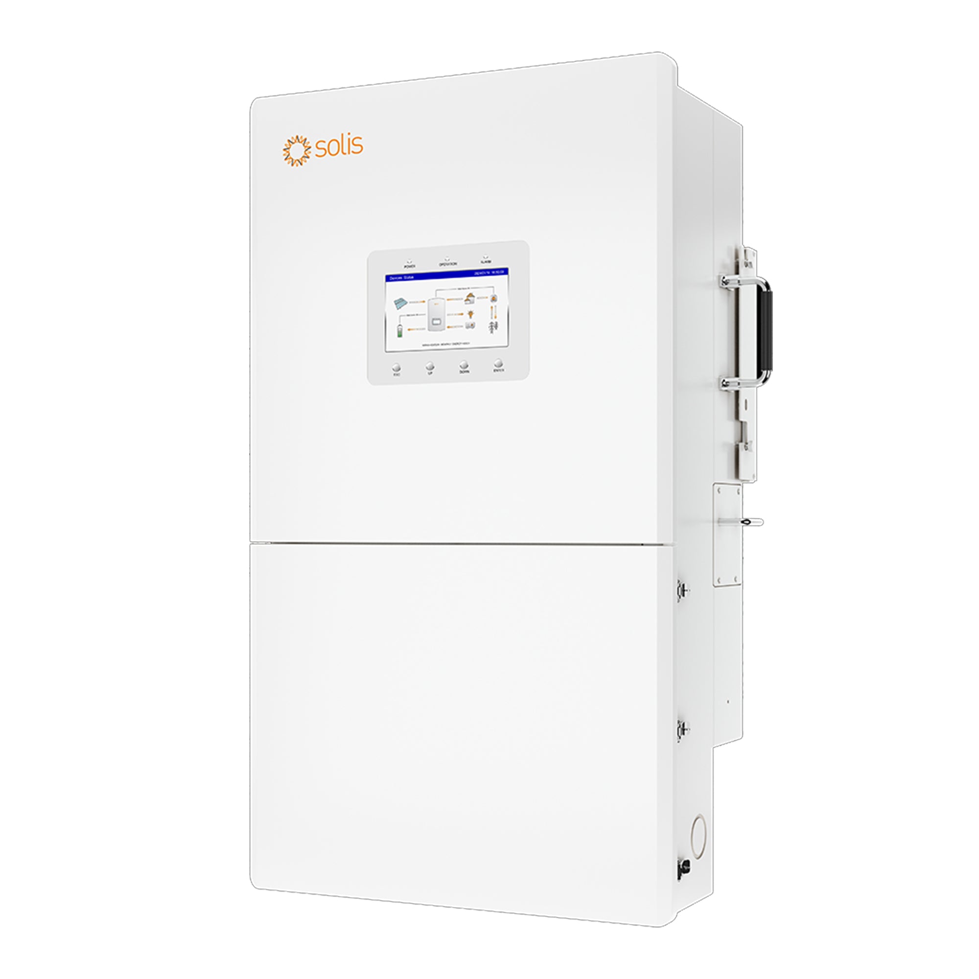 Solis S6-EH2P(9.6–16)K03-SV-YD-L-US | Inversor Híbrido Split Phase Baja Tensión 120/240V 9.6–16kW 3MPPT <10ms IP66